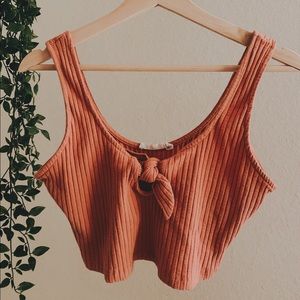 dressup boutique tank with front tie knot